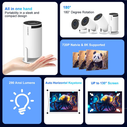 ™ViastroCast - Projector portable home theatre