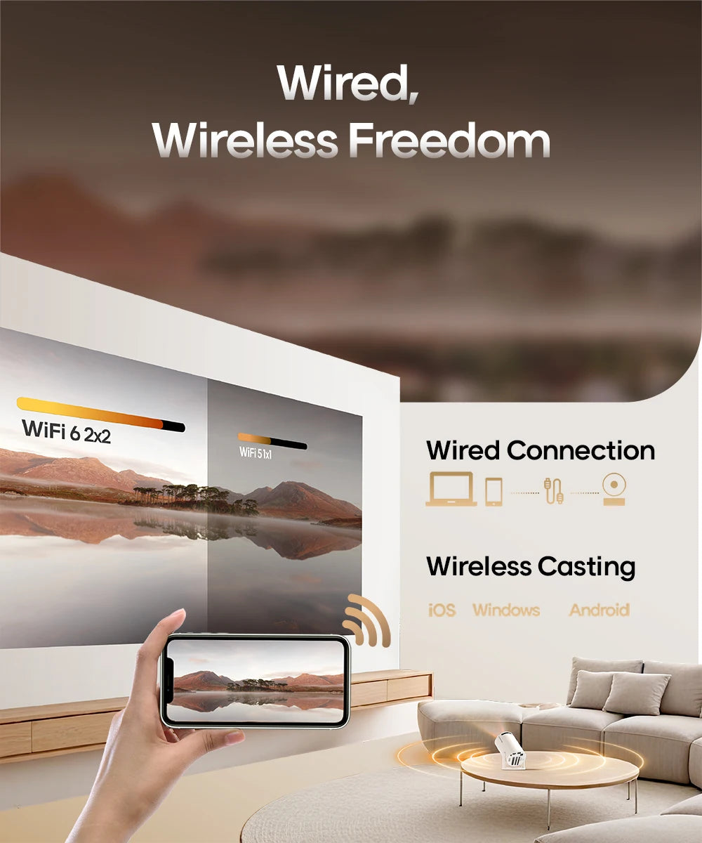 ™ViastroCast - Projector portable home theatre